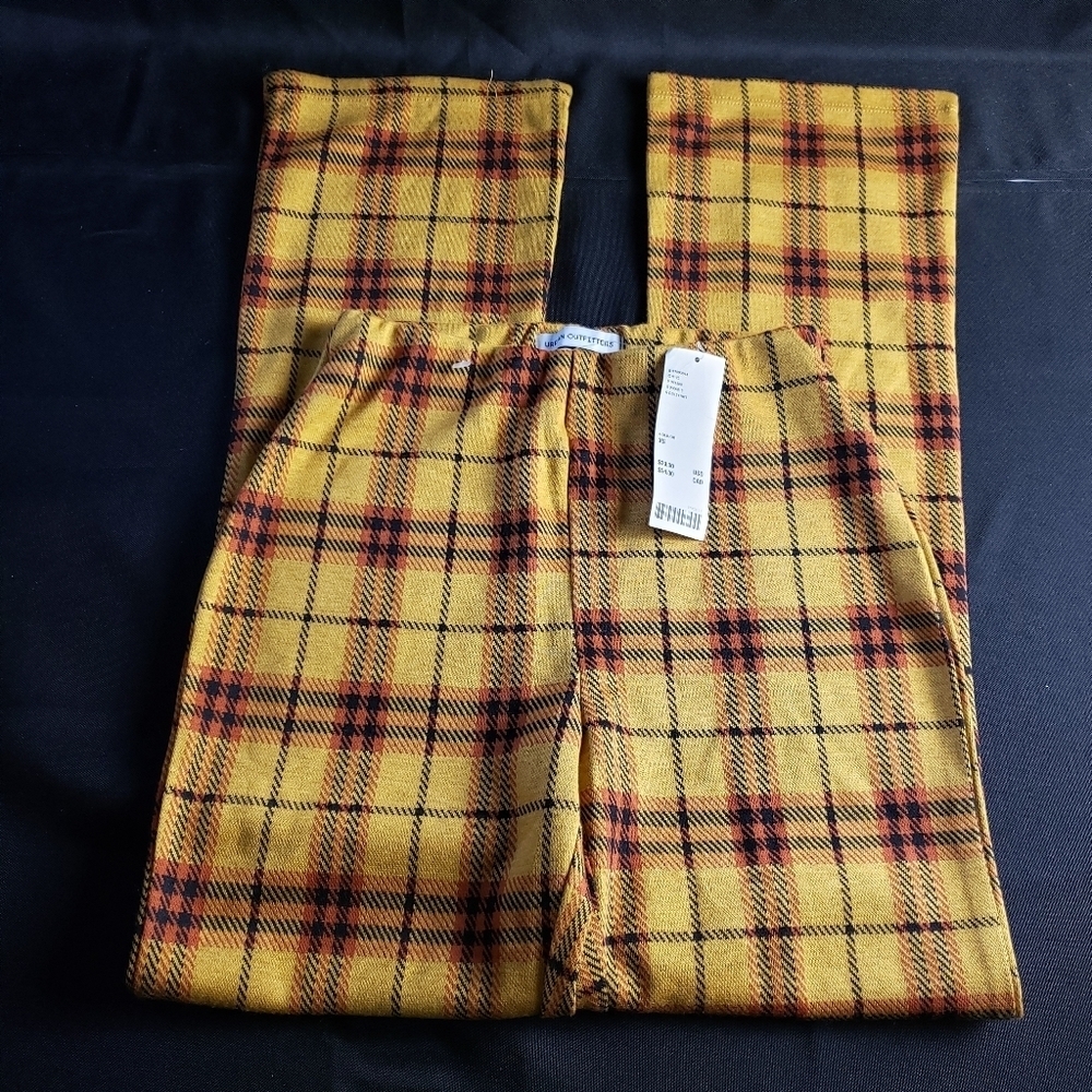 Urban Outfitters Cara High-Waisted Kick Fare Trousers NWT XS - Picture 2 of 10